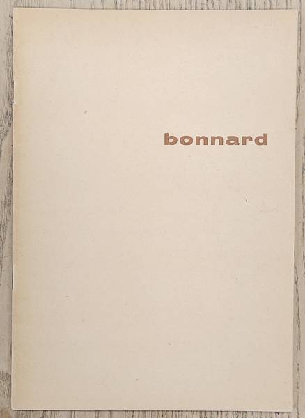 SM 1947: Pierre Bonnard.