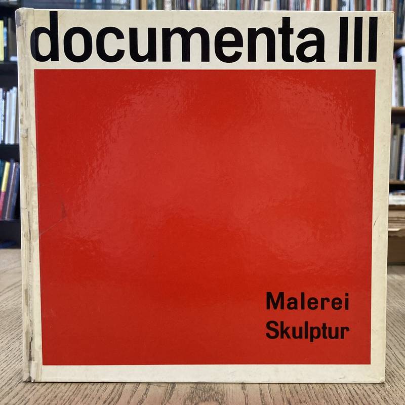 DOCUMENTA KASSEL. Documenta III.  [Band I:] Malerei, Skulptur. n. Internationale Ausstellung 27. Juni - 5. Oktober 1964 Kassel. Alte Galerie. Museum Fridericianum. Orangerie.