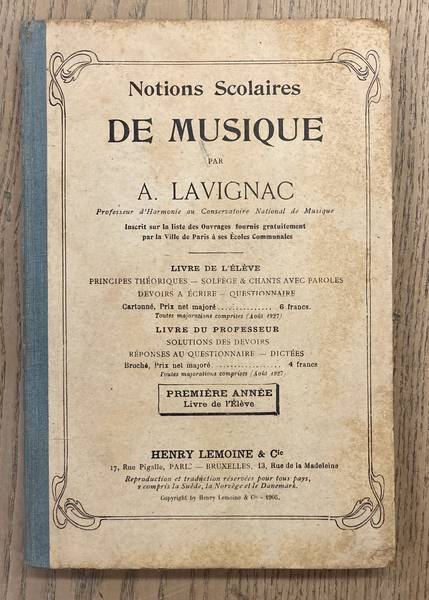 LAVIGNAC, A.
