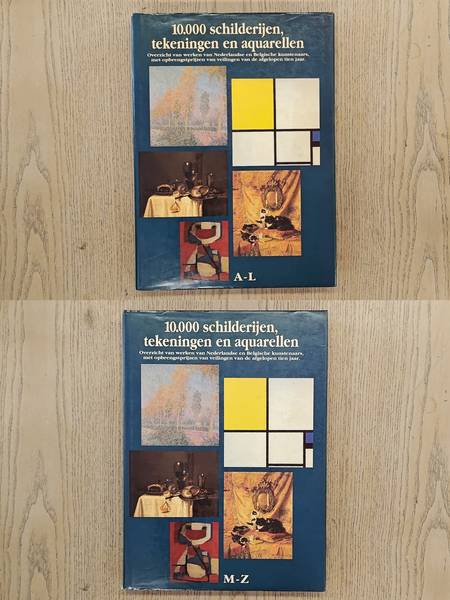 STUURMAN-AALBERS, JANNY; REINOLD STUURMAN; ARDA BLAAUW-MALLON; MARGITH VAN HOUTEN . 10.000 Schilderijen, tekeningen en aquarellen / 10,000 paintings, drawings and watercolours.  Overzicht van werken van Nederlandse en Belgische kunstenaars, met opbrengstprijzen van veilingen van de afgelopen tien jaar.