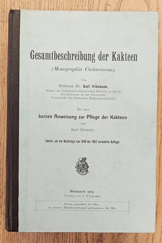 SCHUMANN, KARL.