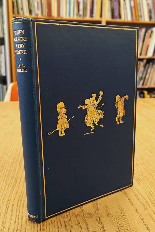 MILNE, A.A. & SHEPARD, ERNEST H [ILLUSTRATIONS] When we were very young. With decorations by Ernest H. Shepard.