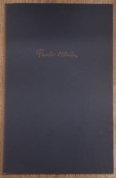OSTAIJEN, PAUL VAN. De jazz van het bankroet. Facsimile-uitgave van het kladhandschrift verzorgd en ingeleid door Gerrit Borgers.