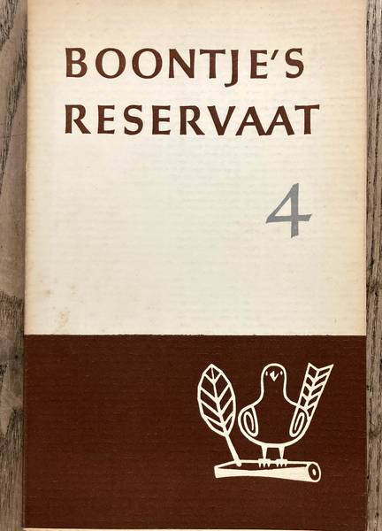 BOON, LOUIS PAUL. Boontje's reservaat 4.