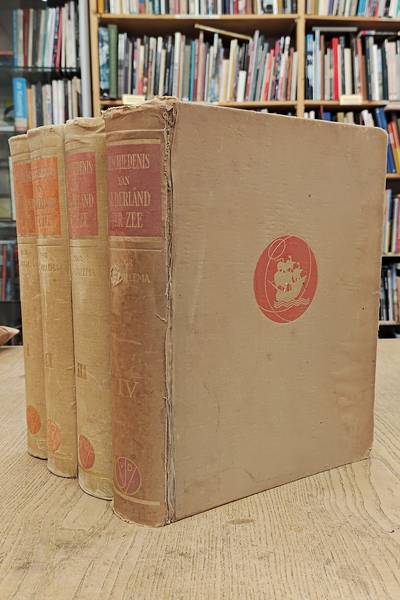 MOLLEMA, J.C. Geschiedenis van Nederland ter zee in vier deelen.