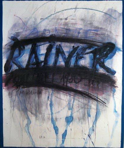 RAINER, ARNULF - GüSE, ERNST- GERHARD. Arnulf Rainer, Malerei 1980 - 1990. Saarland-Museum Saarbrücken, 2. September - 4. November 1990 , Konsthall Malmö, 9. Februar - 24. März 1991.
