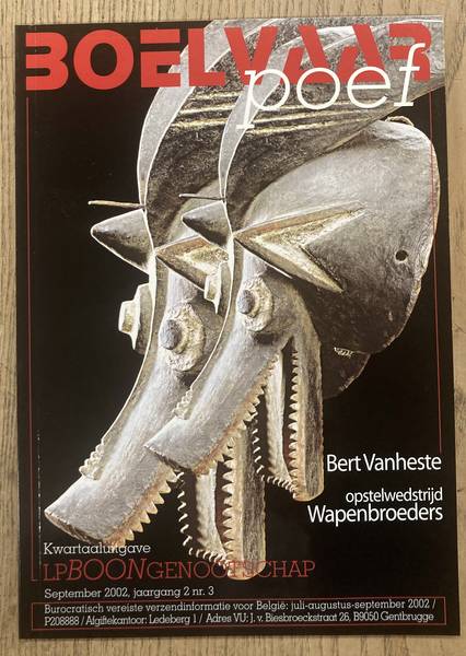 BOON, LOUIS PAUL - L.P. BOONGENOOTSCHAP. Boelvaar Poef. Jaargang 2 nr. 3..Bert Vanheste.