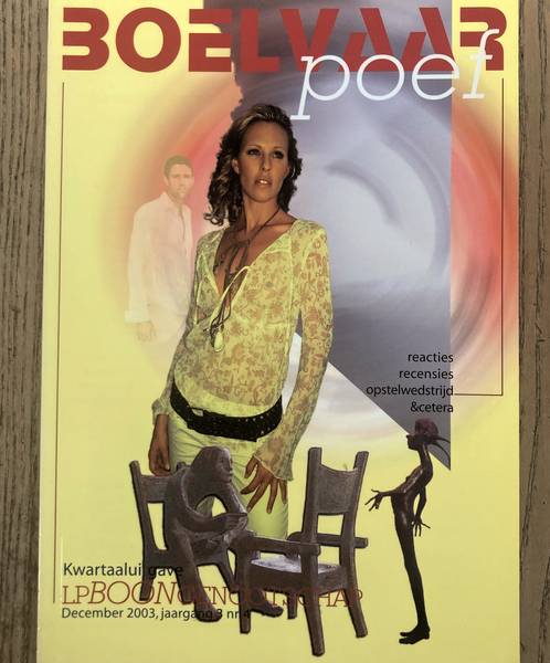 BOON, LOUIS PAUL - L.P. BOONGENOOTSCHAP. Boelvaar Poef. Jaargang 3 nr. 4.reacties, recensies, opstelwedstrijd.