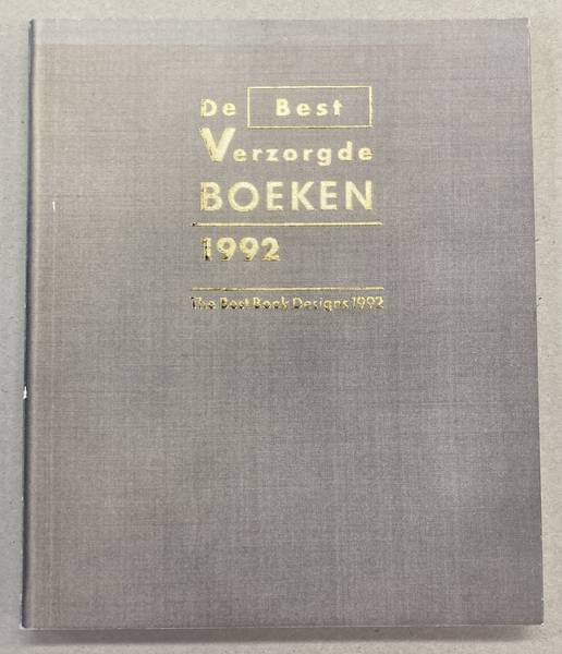 CPNB BUNGE, LUCAS. De Best Verzorgde Boeken 1992 /The Best Book Designs 1992.