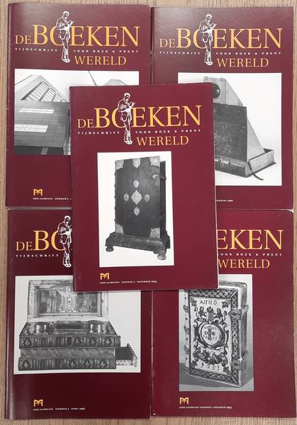 BOEKENWERELD, DE. De Boekenwereld. Tijdschrift voor boek en prent. Twaalfde  jaargang, 1995 - 1996. Compleet: Vijf nummers.