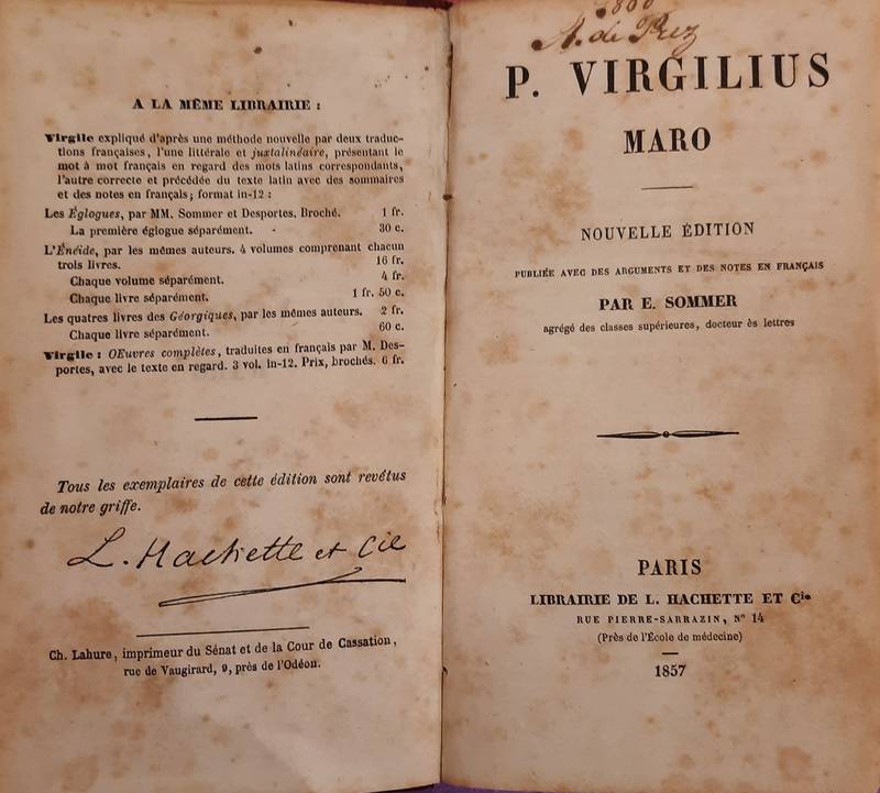 SOMMER, E & P. VIRGILIUS.