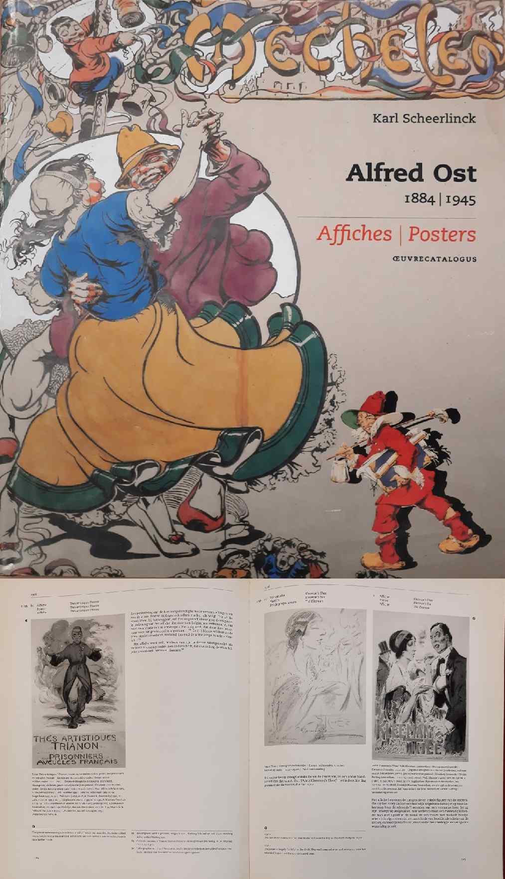 SCHEERLINCK, KARL & ALFRED OST. Alfred Ost 1884-1945. Affiches/ Posters. Oeuvrecatalogus.