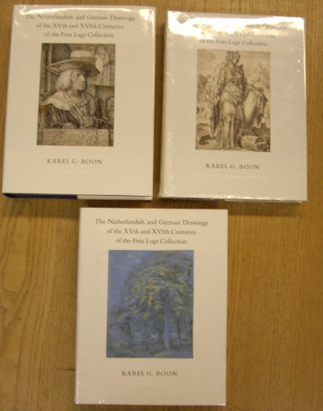 BOON, KAREL G. The Netherlandish and German Drawings of the XVth and XVIth Centuries of the Frits Lugt Collection. [ Complete in 3 volumes; NEW copies]