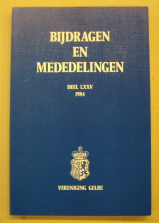 VERENIGING GELRE. Bijdragen en mededelingen Deel LXXV, 1984. Vereniging Gelre.
