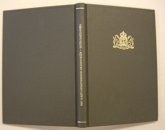 VERENIGING GELRE. Bijdragen en mededelingen Deel LXXVI, 1985. Vereniging Gelre.  [ LUXE  editie ]
