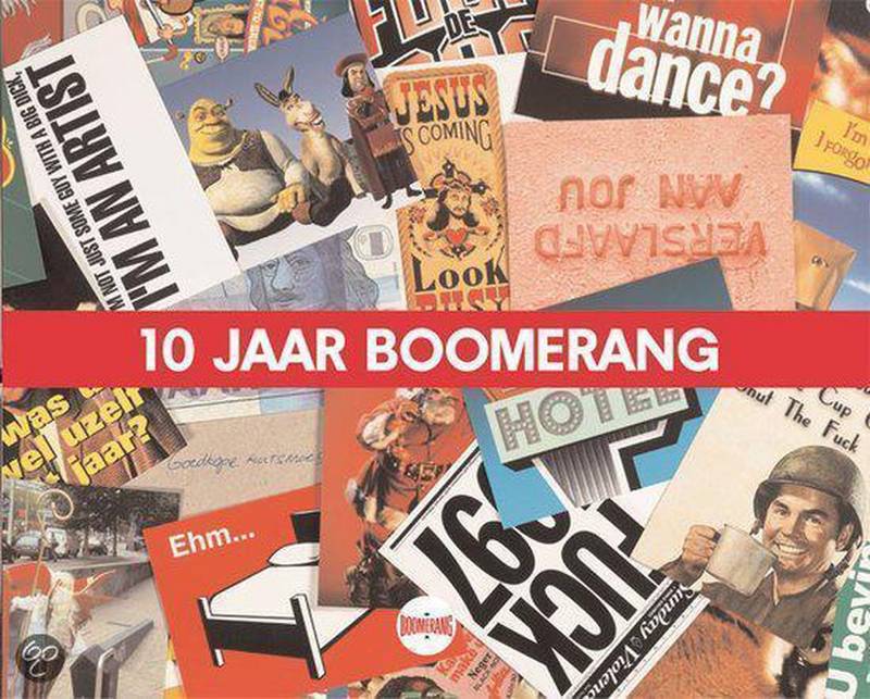 KARSTEN, PIERRE EN OLIVIER WEGLOOP. 10 jaar Boomerang.