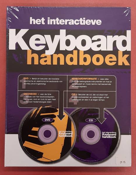 HUNTER, DAVE; E.A. Het interactieve keyboard handboek (met het boek: Keyboardinformatie ; het Oefenboek +  CD en een DVD.