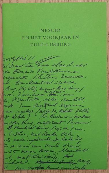 NESCIO. Nescio en het voorjaar in Zuid-Limburg. Samengesteld en toegelicht door Lieneke Frerichs.