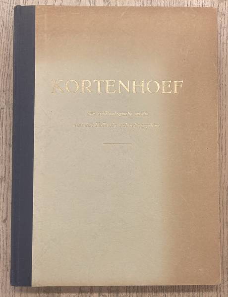 MEIJER, W. & J. DE WIT (RED.). Kortenhoef. Een veldbiologische studie van een Hollands verlandingsgebied.