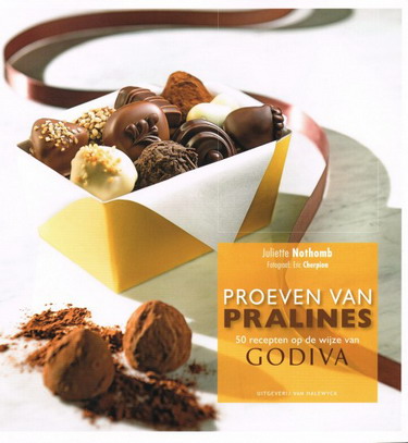 NOTHOMB, JULIETTE. Proeven van pralines. 50 recepten op de wijze van Godiva. isbn 9789461312105