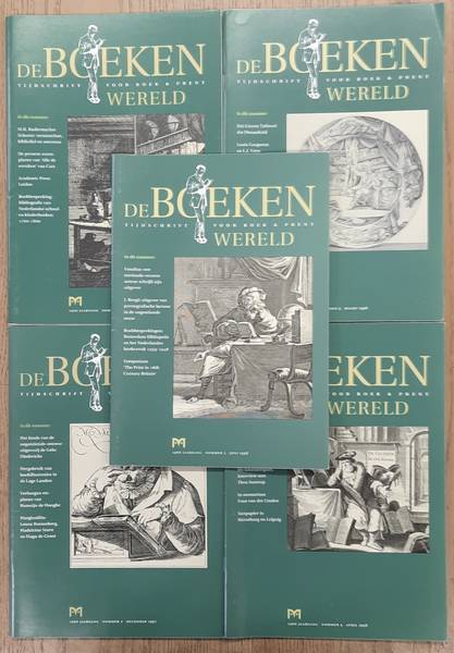 BOEKENWERELD, DE. De Boekenwereld. Tijdschrift voor boek en prent. Veertiende jaargang, 1997 - 1998. Compleet: Vijf nummers.